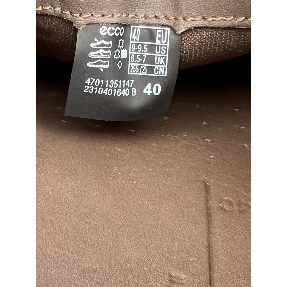 ECCO Soft 7 Slip-On Leather Bronze Sneakers Women's Size 9 US - Picture 4 of 13